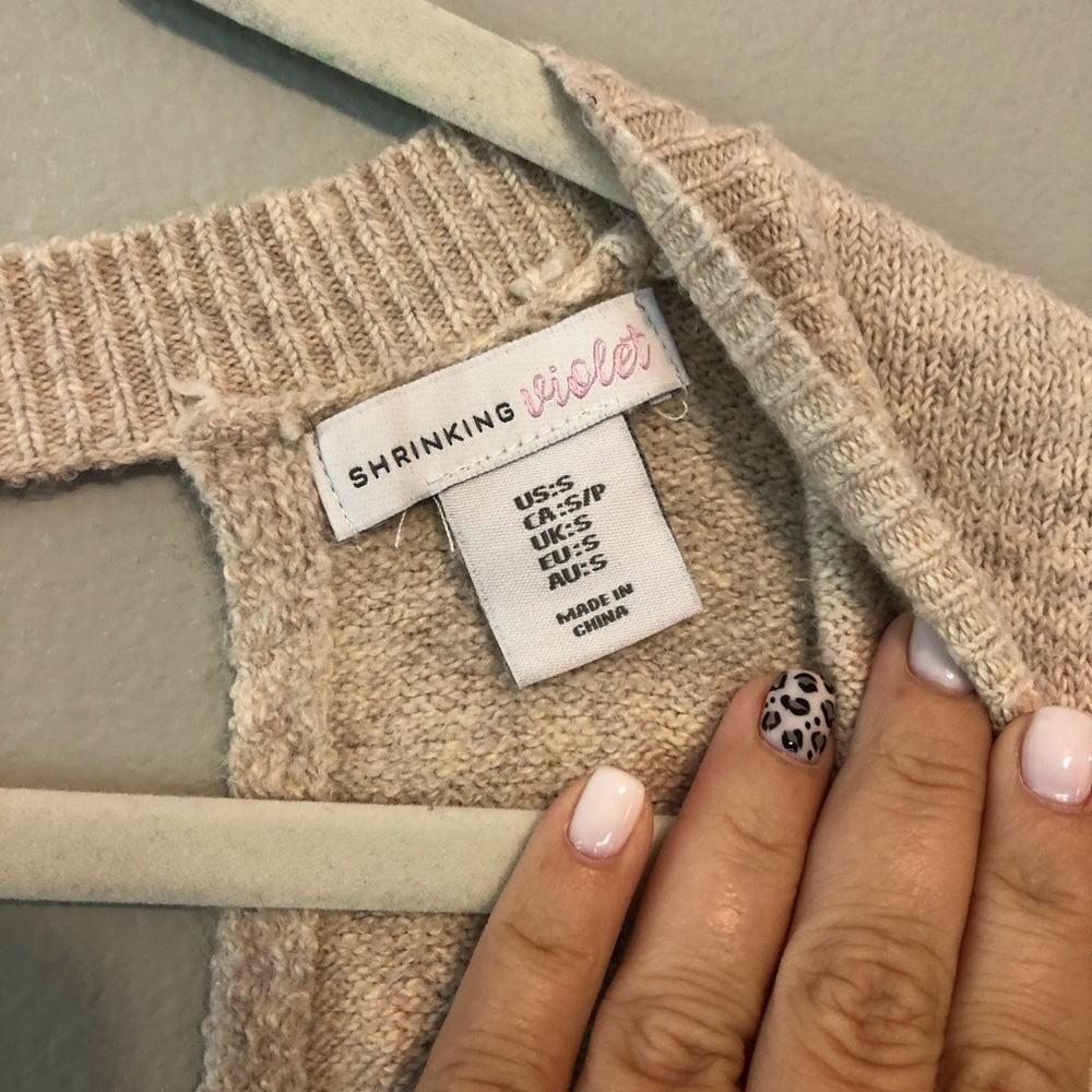Open Back Sweater - Picture 3 of 5